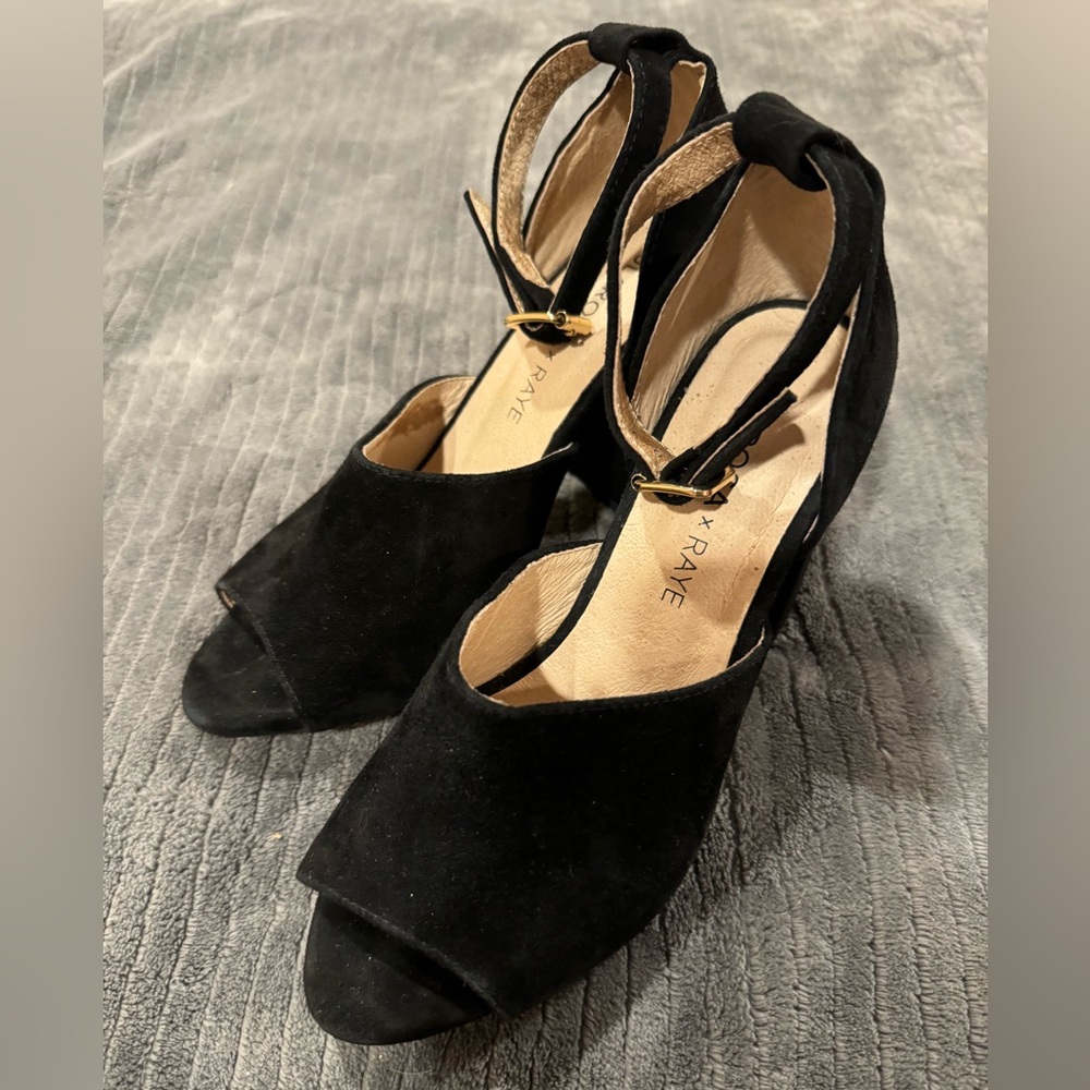 Tularosa X Raye London Suede Heels-7
